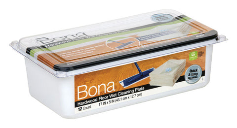 Bona 17 x 5 in. Mop Refill Blended 12 pk