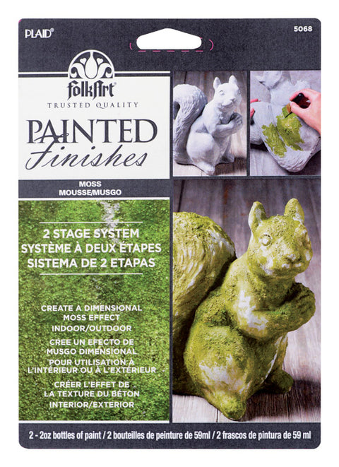 Plaid FolkArt Flat Moss Hobby Paint 4 oz.
