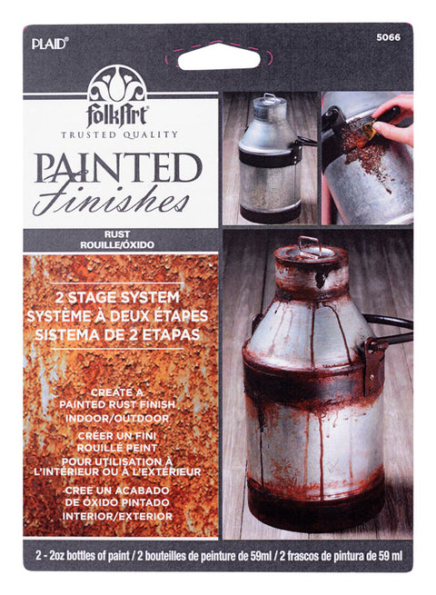 Plaid FolkArt Flat Rust Hobby Paint 4 oz.