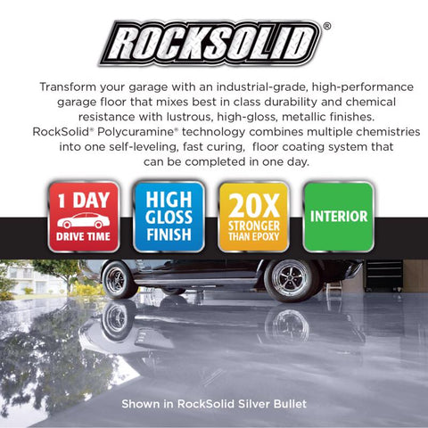 Rust-Oleum 299743 Floor Coating Kit, High-Gloss, Gunmetal, Liquid, 70 oz, Pack of 2