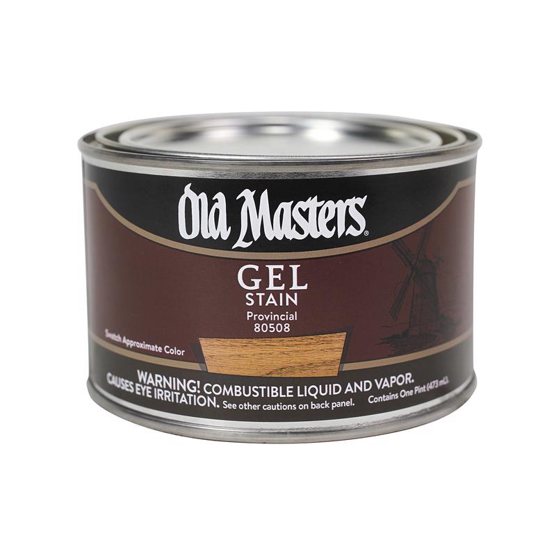 Old Masters Semi-Transparent Provincial Oil-Based Alkyd Gel Stain 1 pt ...