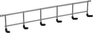 ClosetMaid 35537-00 Household Hanger, Steel, Silver, Pack of 6