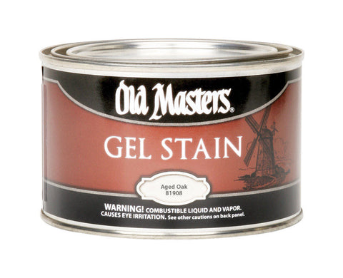 Old Masters Semi-Transparent Aged Oak Oil-Based Gel Stain 1 pt.