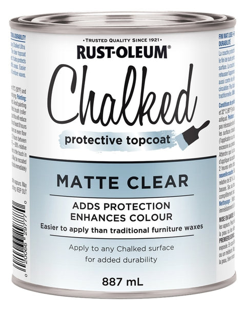 Rust-Oleum 289508 Protective Coating, Matte, Clear, 30 oz