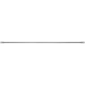 Metaltech M-MGR7 Guard Rail, 84 in Dimensions, Galvanized