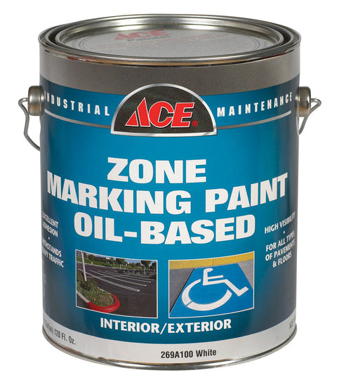 Ace Oil Based Traffic Marking Paint White 1 gal.