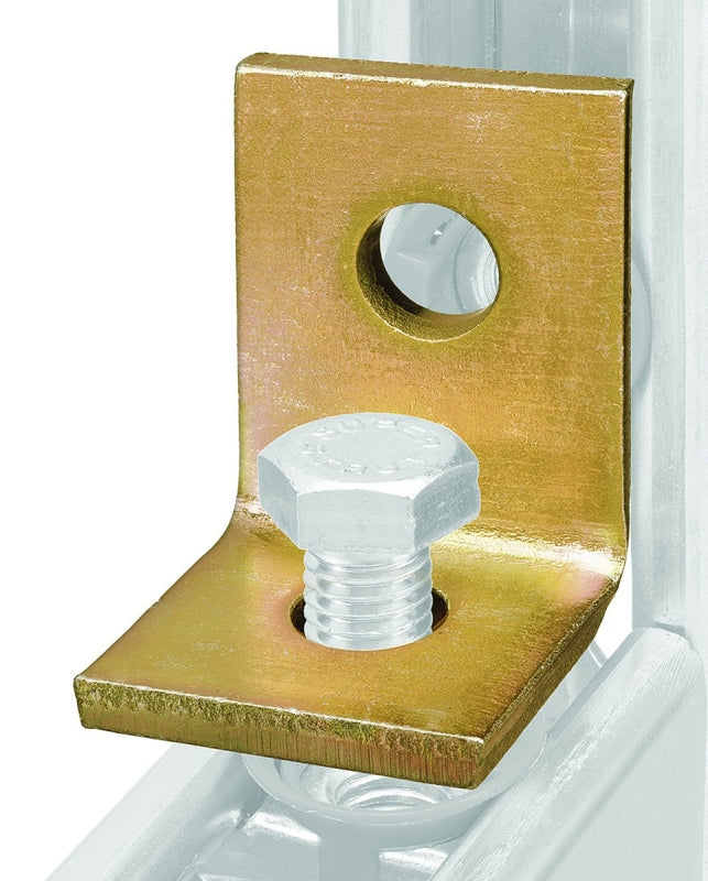 SuperStrut 200 Series ZAB201-10 Angle Bracket Fitting, Steel, Gold, Ga ...