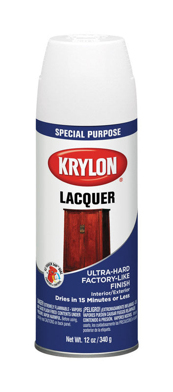 Krylon White Gloss Lacquer Spray 12 oz.