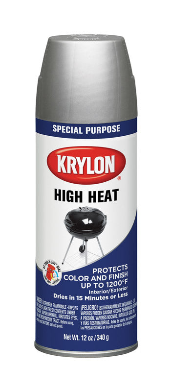 Krylon Aluminum High Heat Spray Paint 12 oz.