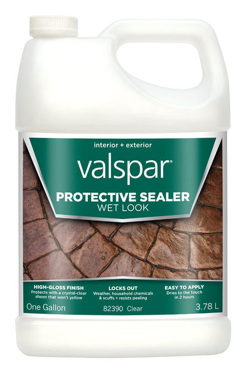 Valspar Transparent High Gloss Wet Look Sealer 1 gal.