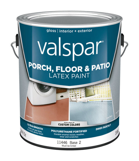 Valspar Interior/Exterior Latex Porch & Floor Paint Tintable Gloss 1 gal. Base 2