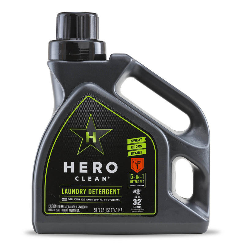 Hero Clean Juniper Scent Laundry Detergent Liquid 50 oz, Pack of 6 ...