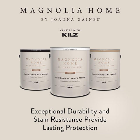 Magnolia Home by Joanna Gaines Eggshell Tint Base Base 1 Paint and Primer Interior 1 gal, Pack of 4
