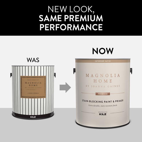 Magnolia Home by Joanna Gaines Satin Tint Base Base 1 Paint and Primer Interior 1 gal, Pack of 4