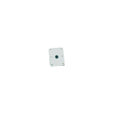 Springfield KingPin 7" x 7" Threaded Square Steel Base, Satin Finish