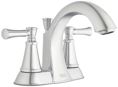 American Standard Chancellor 7022201.002 Series Centerset Bathroom Faucet, Polished Chrome, 6-1/4 in Plate Size, 1.5 gpm