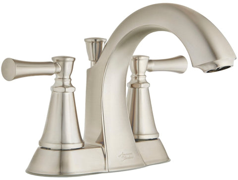 American Standard Chancellor 7022201.075 Series Centerset Bathroom Faucet, 5-3/8 in H, 5-1/8 in W, Brushed Nickel