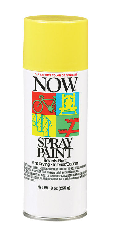 Now Sunshine Yellow Spray Paint 9 oz.