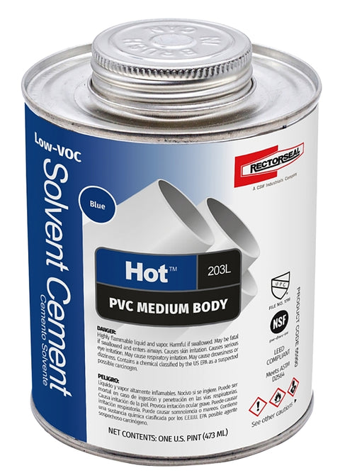 CEMENT SLVNT PVC HOT203L LW PT, Pack of 12