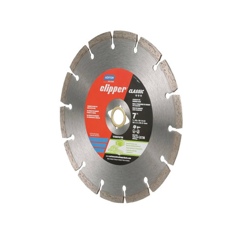 Norton Clipper Classic 07660702786 General-Purpose Dry Segmented Portable Blade, 1.376 in L, 7 in W, Diamond