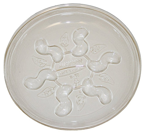 Gardener's Blue Ribbon Saucer Plus SP12 Plant Saucer, 12 in Dia, Plastic, Clear, Pack of 24