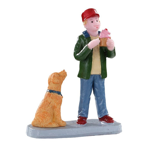 Lemax A2687 Christmas Decor, Harvest Pets and Kids, Resin, Pack of 48