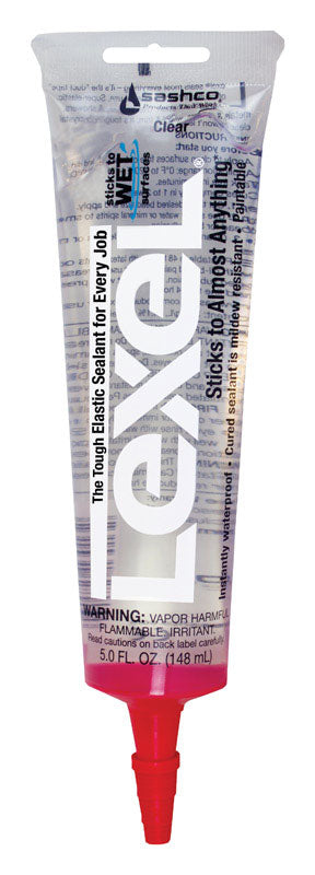 Lexel Sashco Sealant 5 oz. Clear Gloss