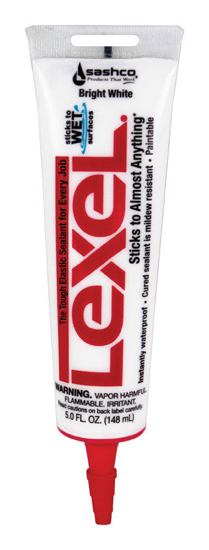 Lexel Sashco Sealant 5 oz. White Gloss