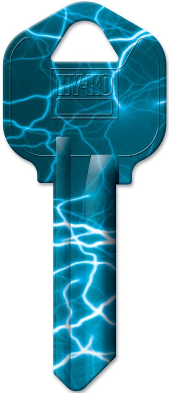 Hy-Ko 16010KW1-08 Key Blank, Solid Brass, Nickel, Pack of 10