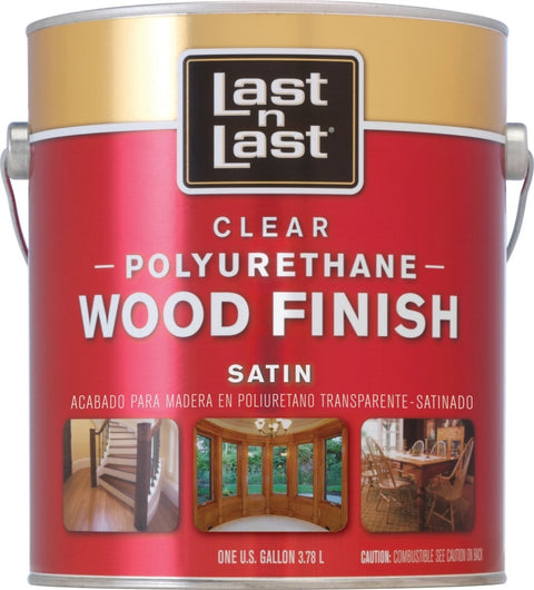 Last n Last 53511 Polyurethane, Liquid, Clear, 1 gal, Can, Pack of 4