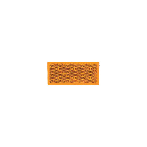 Amber Reflector-Stick On 2/Pk