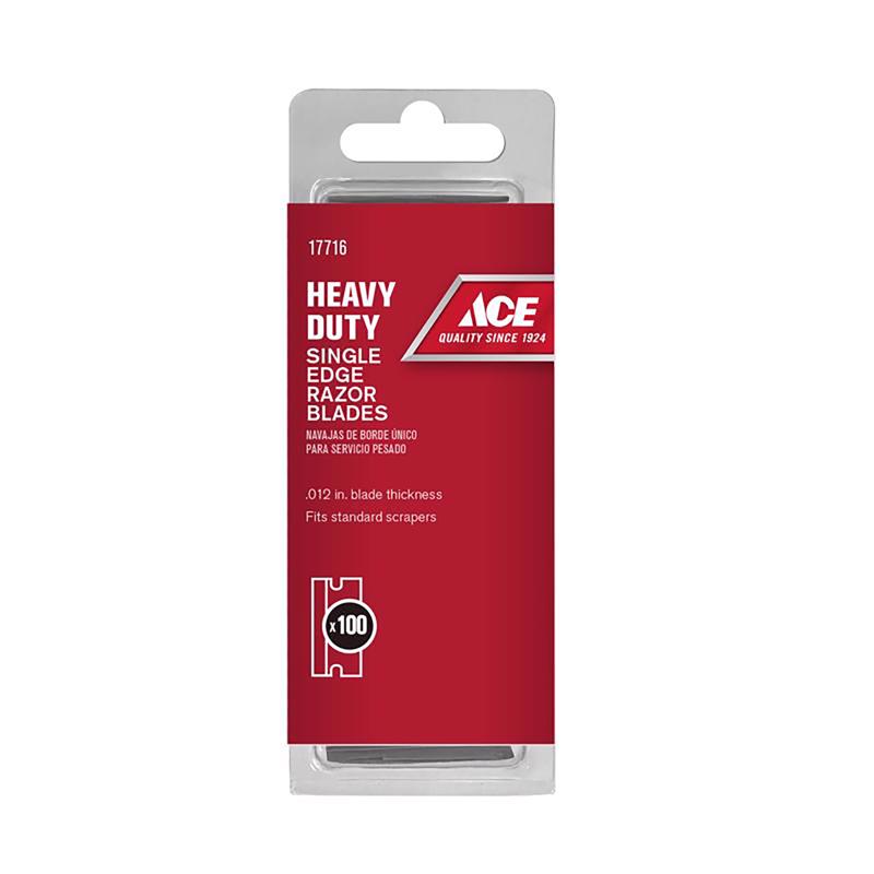 Ace Carbon Steel Single Edge Razor Blade 1.75 in. L 1 pk – Shell Lumber ...