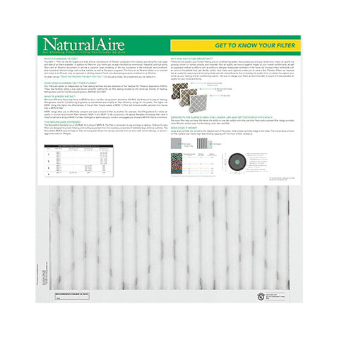 Flanders-Precisionaire NaturalAire 17-1/2 in. L x 17-1/2 in. W x 1 in. D Synthetic Air Filter 8
