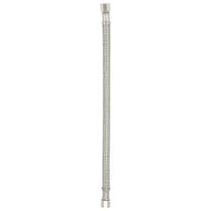 Plumb Pak PP25561 Ice Maker Supply Line, 1/4 in Inlet, Compression Inlet, 1/4 in Outlet, Compression Outlet, 12 in L