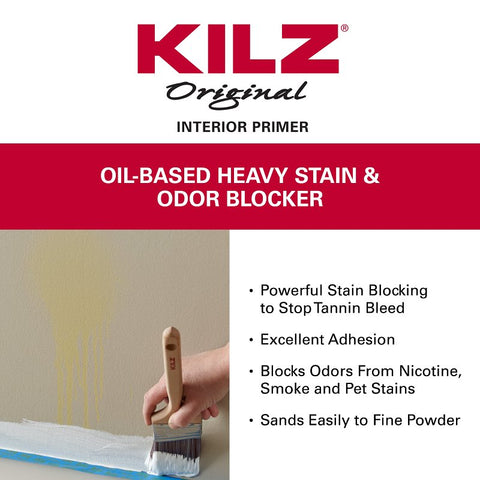 Kilz 10030 Primer, White, 5 gal, Can