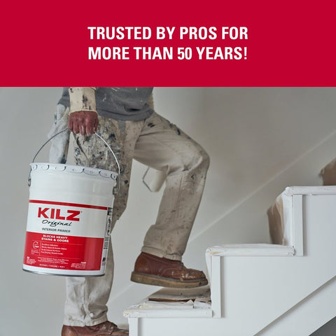Kilz 10030 Primer, White, 5 gal, Can