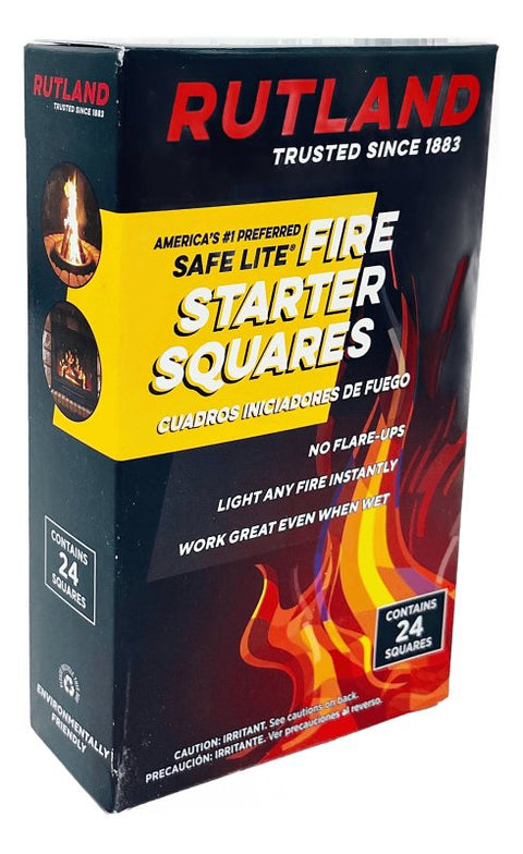 Rutland 50C Fire Starter Square, Pack of 24