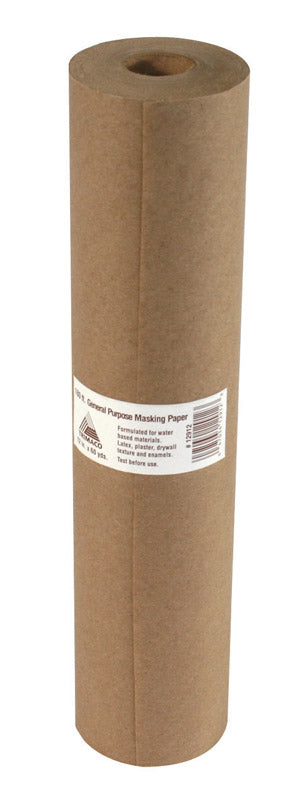 Trimaco 12 in. W x 60 yd. L General Purpose Masking Paper Regular Strength Brown 1 pk