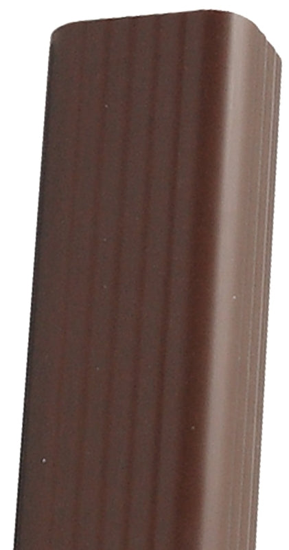 Euramax M1593 Roofing Gutter, 10 ft L, 3 in W, Steel, Pack of 6