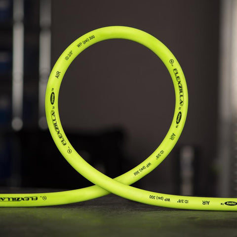 Legacy Flexzilla Pro 25 ft. L X 3/8 in. D Hybrid Polymer Air Hose 300 psi Zilla Green