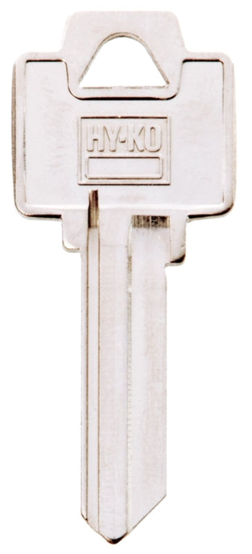 Hy-Ko 11010WR5 Key Blank, Brass, Nickel, For: Weiser WR5 Locks