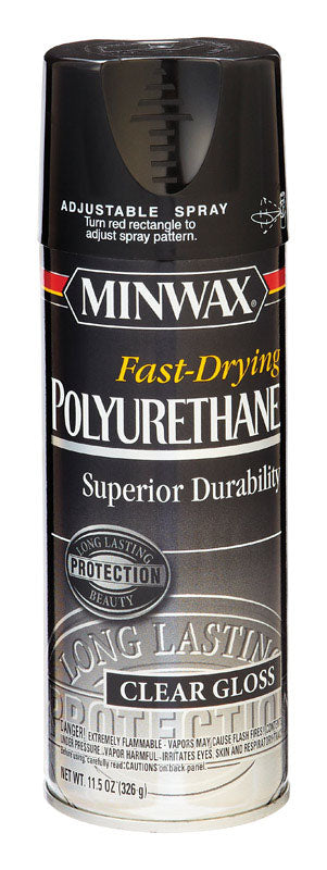 Minwax Gloss Clear Fast-Drying Polyurethane 11.5 oz.