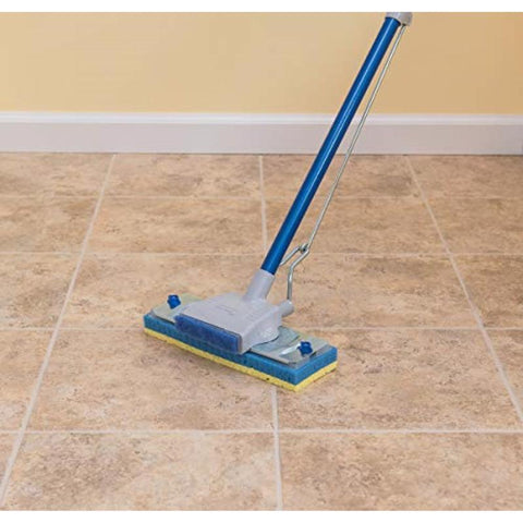 Quickie Automatic Sponge Mop 48 in. L x 9 in. W