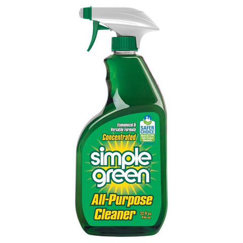 Simple Green 2710001213033 Concentrated All-Purpose Cleaner, 32 oz Bottle, Liquid, Green