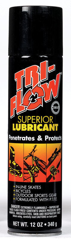 Triflow Lubricant With Teflon Industrial Lubricant Spray 12oz Tri-Flow TF200271 PTFE Industrial All-purpose Lubricant Triflow Lubricant With Teflon Industrial Lubricant Spray 12oz Tri-Flow TF200271 PTFE Industrial All-purpose Lubricant