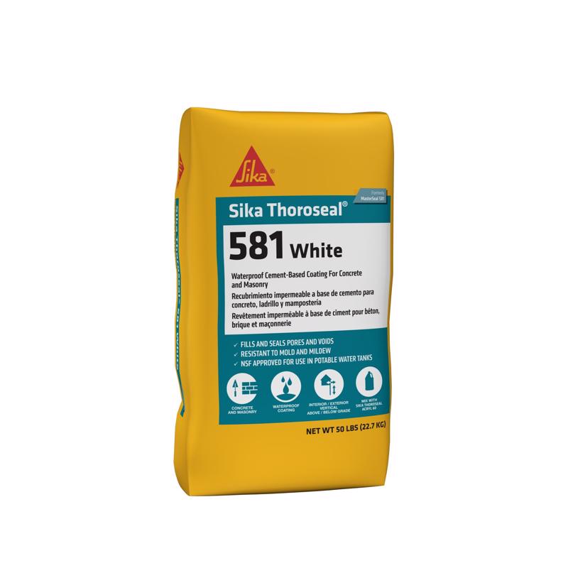 BASF MasterSeal 581 White Cement-Based Waterproof Coating 50 lb – Shell ...