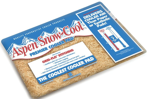 Dial PIP24 Cooler Pad, 33 in L x 36 in W Dimensions, Premier, Fiber, Natural Wood, Pack of 12