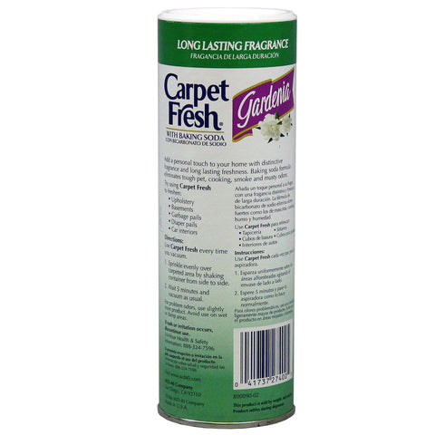 Carpet Fresh Gardenia Scent Carpet Odor Eliminator 14 oz Powder