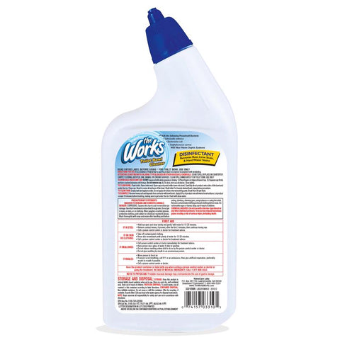 The Works No Scent Toilet Bowl Cleaner 32 oz Liquid, Pack of 12