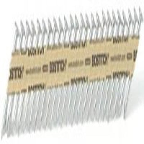 Bostitch Strapshot PT-MC14815-1M Connector Nail, Paper Tape Collation, 1-1/2 in L, 16, Steel, Bright, 1000/PK